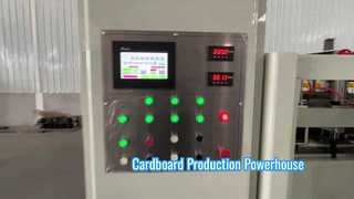 Sehen Sie sich an: Double Facer für Wellpappen-Produktionslinie, Schaufenster mit bogenförmiger Heizplatte