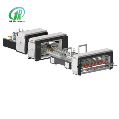 Qualität  Automatic Folder Gluer Stitcher 2600 Model PLC Servo Control Fabrik