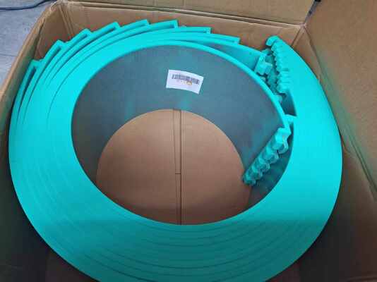 Qualität  Heat Wear Resistant Polyurethane PU Anvil Cover with Minimal Die-Cutting Pressure and Inner Steel Plate Structure for Rotary Die Cut Fabrik