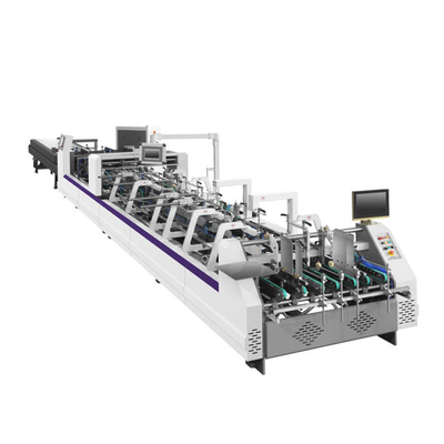 Automatische gewölbte Kasten-Karton-Falte und kleben Maschine für Verpackendruckindustrie