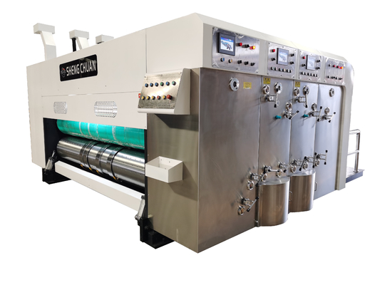 Pappschachtel-stempelschneidene Maschinen-flexographische Maschine Hd Flexo