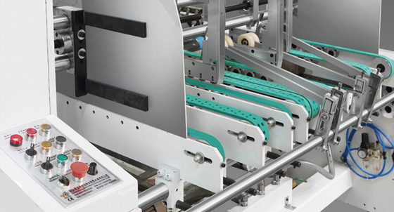 Automatische Karton-Ordner Gluer-Maschinen-Kasten-Hochgeschwindigkeitsfalte und kleben Maschine