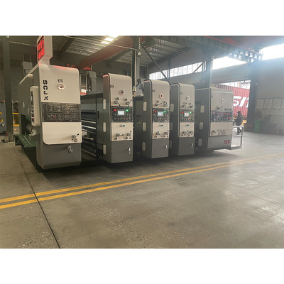 Farbtinte 220v 2800mm vorbildliche Flexo Printing Slotting stempelschneidene Maschinen-drei