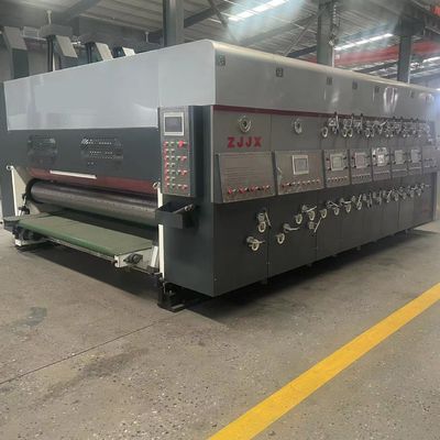 Flexo-Faltschachtelklebemaschine mit 50–70 mm Wandstärke, ±0,5 mm Druckgenauigkeit und Flexo-Box-Klebesystem