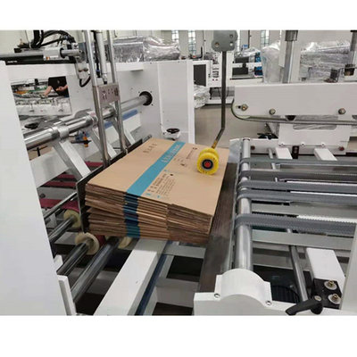 Volle computergesteuerte gewölbte Kasten-Ordner Gluer-Hochgeschwindigkeitsmaschine 3KW