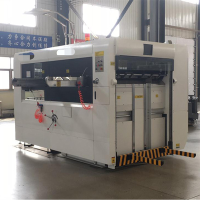 Soem benutzte automatischer gewölbter Karton-stempelschneidene Maschine 1300x980mm