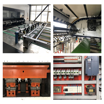 Flache Wellpappen-Stanzmaschine zum Rillen, automatisch gepresst