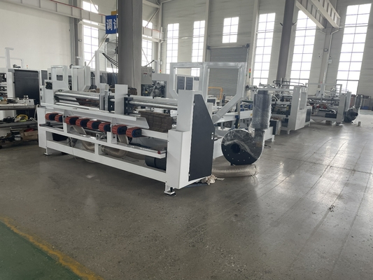 600x900mm automatische faltende klebende nähende Maschine für 0.1-2mm Stärke