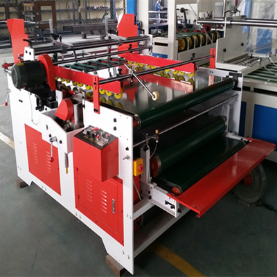 Halb automatischer bunter Kasten-einzelne Seite 2000mm 3.2kw Flexo-Ordner Gluer