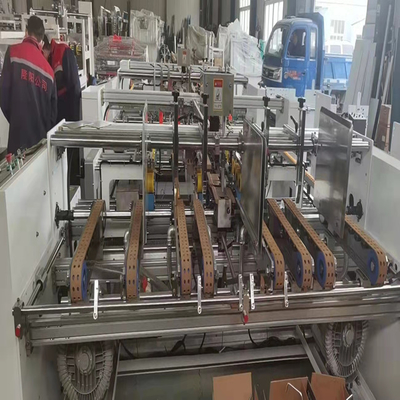 2000mm, die Hochgeschwindigkeits2 Stücke Karton-Ordner Gluer runzelten, bearbeiten halb Selbst maschinell