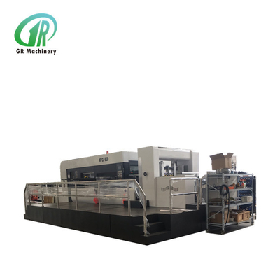 CER 1600 gewölbter Papierkarton-stempelschneidene Maschine 5500sheets/H