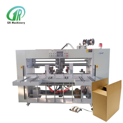 Automatischer Karton-Kasten-nähende Maschine PLC mit doppeltem Servomotor