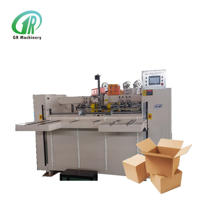 Halb Selbstpappschachtel runzelte nähende Maschine 60pcs/min