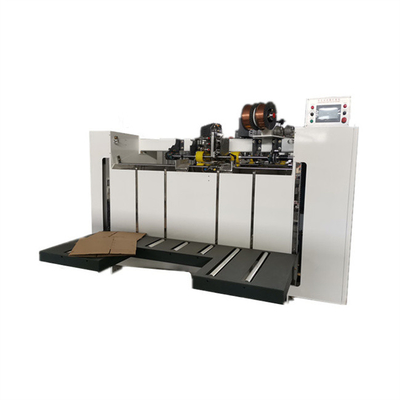 Halb Selbstpappschachtel runzelte nähende Maschine 60pcs/min