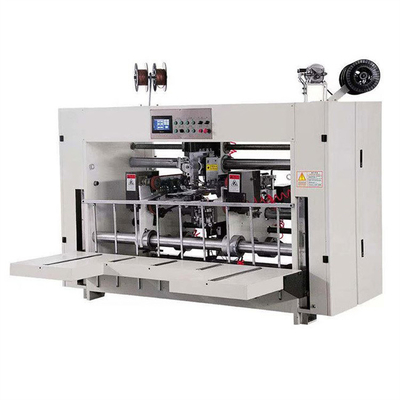 Automatischer Karton-Kasten-nähende Maschine PLC mit doppeltem Servomotor