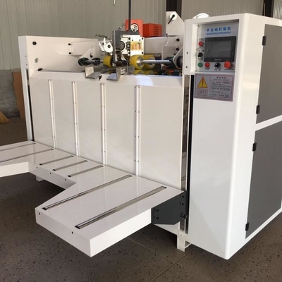 Semiauto die Wellpappe, die Maschine gewölbten Kasten-Automaten herstellt
