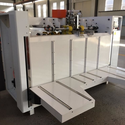Semiauto die Wellpappe, die Maschine gewölbten Kasten-Automaten herstellt
