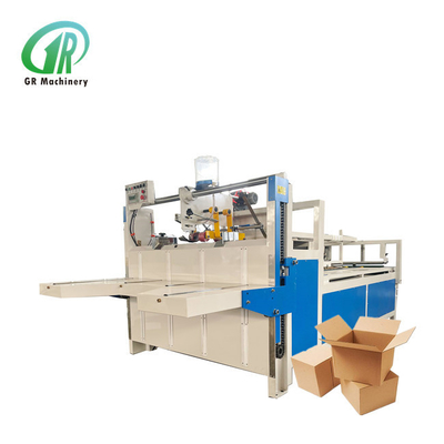 0.6Mpa runzelte Karton-Ordner Gluer-Maschine für die Karton-Kasten-Herstellung