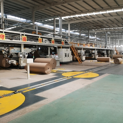 Papierwellpappen-Produktions-doppelter Plandreher-Maschine 60mx10mx4m