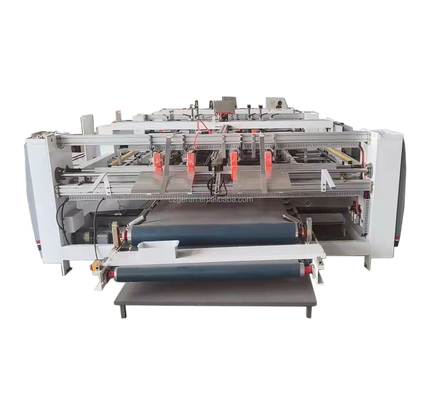 Halbautomatische Doppelstücke Wellkarton-Folder-Kleber 220v