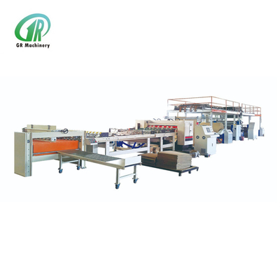 2200 mm 5 Schicht Wellkarton Produktionslinie Hochgeschwindigkeit