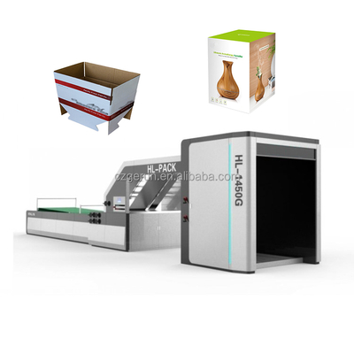 1300mm Max Feeding Size Flute Laminating Maschine 1200mm Max Sheet Size