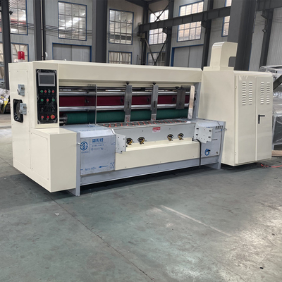 Effiziente Kreuzung Kartonbox Druckschneidemaschine für Karton