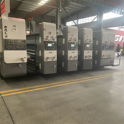 Hochpräzise Wellkarton-Flexodruckmaschine mit Druckzylinder