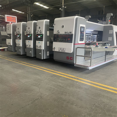 Flexodruck-Schlitz-Stanzmaschine für Kartons