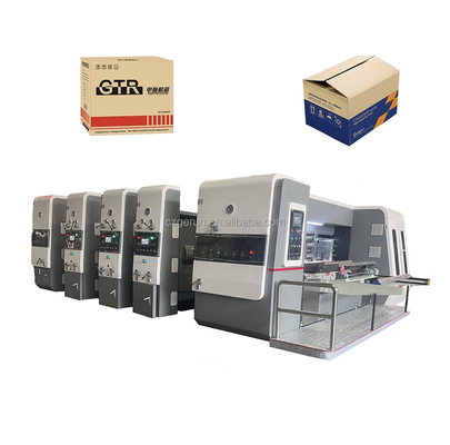 Effiziente Wellkarton-Flexodruckmaschine Zylinder Achsausfluss ≤0,1 mm