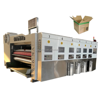 1-6 Farben Walzflexodruckmaschine Chromplattierung Druckgeschwindigkeit 100-300m/Min