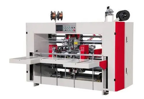 Halbautomatische Kartonbox-Stichmaschine zum Stapeln von Wellpapierboxen