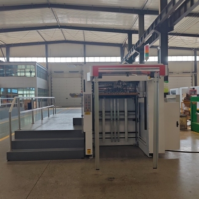 14.5-15.5T PLC-gesteuerte Walzkartonbox-Druckschneider 980mm Schnitt