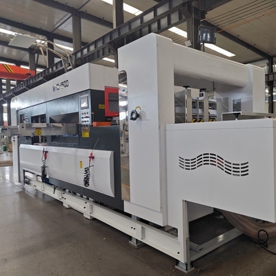 Präzisions 11kw-PLC-Druckschneidemaschine für Wellpappe