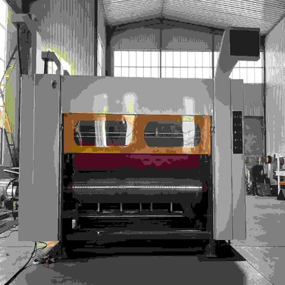 150 m/min max. mechanische Geschwindigkeit Wellpappe-Rotationsnutzmaschine für kleine Bogenformate und 350/530 mm max. Nutztiefe