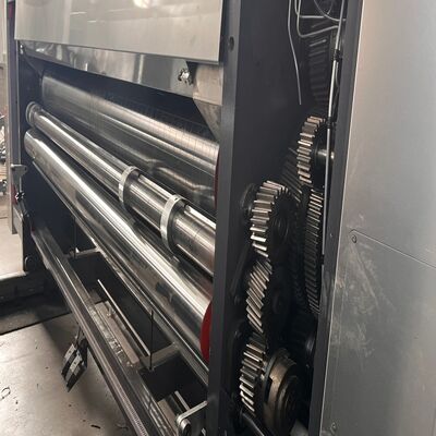 Wellpappe Flexodruckmaschine Doppel-Slotter Rotationsstanzmaschine