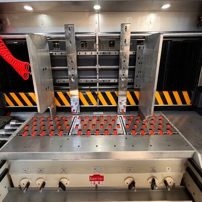 Wellpappe Flexodruckmaschine Doppel-Slotter Rotationsstanzmaschine