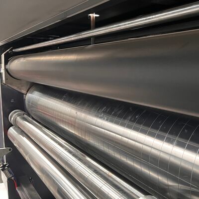 Wellpappe Flexodruckmaschine Doppel-Slotter Rotationsstanzmaschine