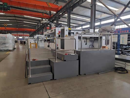 MYQ1300 Automatische Druckschneidemaschine mit intermittierendem Getriebe und pneumatischer Bank für Wellkartons mit einer Breite von 1320x980 mm