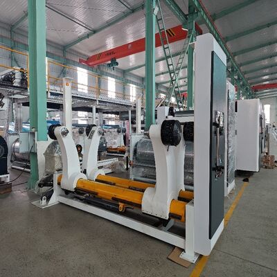 Wirtschaftliche Geschwindigkeit 180200m/min Wellpappenproduktionslinie mit Luftdruck 0,5–0,6 MPa Temperaturanforderungen 160 °C bis 180 °C Gewährleistung der Verpackungsmaterialproduktion