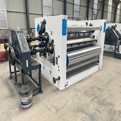 ISO-Produktionslinie für Wellkarton Elektrische Einseitige Wellmaschine