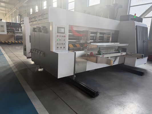 Automatic Corrugated Carton Flexo Printing Machine with 130 pcs/min Speed, Durable Components, and Stable Frame Structure