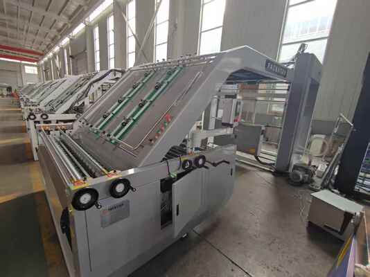 HL1600 Hochgeschwindigkeitsmaschine 100 Stück/Min. Automatische Flötenlaminiermaschine für 1600x1250mm Wellkarton