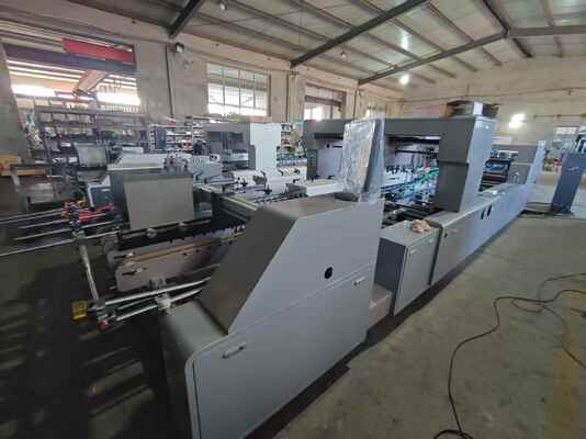 PT-A1250 High Speed Corrugated Carton Folder Gluer Machine with 300m/min Max Speed, PLC Touch Screen Control, and Independent Paper Feeding Drive