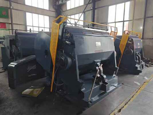 ML1400 Semi Automatic Corrugated Carton Die Cutting Machine ML1400 With Electric Suction Plate Brake Clutch And Four Insurance Parts Ensuring And Safe