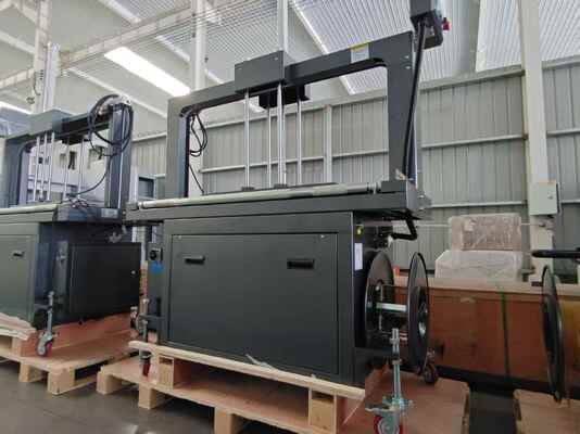 1200mm Semi Automatic Pedal Control Carton Box Strapping Machine for Carton Binding
