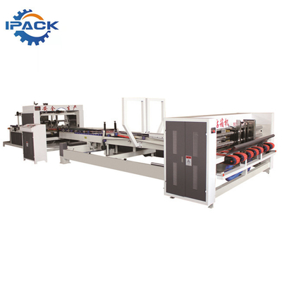 Blatt-Furchungs-gewölbte Kasten-Ordner Gluer-Maschine