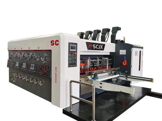 Maschine Flexo 4 des Druck-900x2000 Farbeflexo-Druckmaschinen-Stempelschneiden