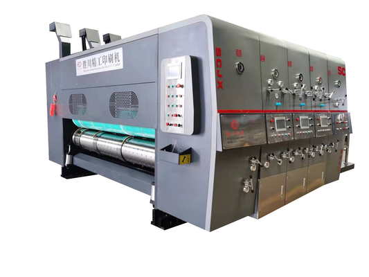 4 Farbe-Flexo-Druckmaschinen-Wölbestation machen Maschinen-Karton-Kasten Flexo-Druckmaschinen-Preis