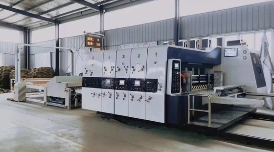 Flexo-Druckhochgeschwindigkeitsmaschine 200pcs/min Karton ODM flexographische gewölbte